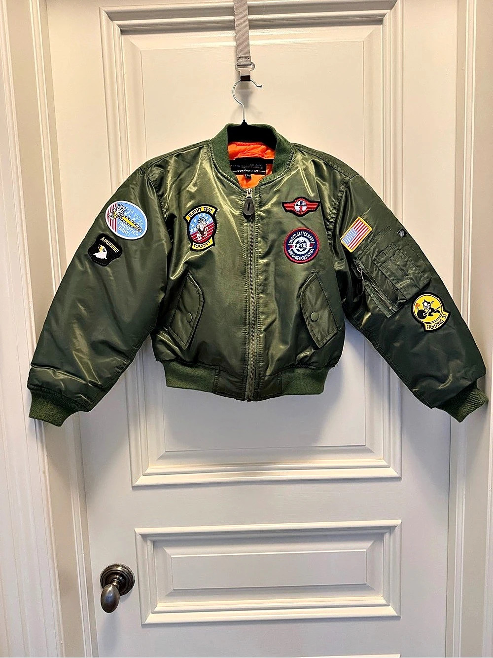Kombat UK MA-1 Flight Jacket Flight Jacket Green Size 7/8
